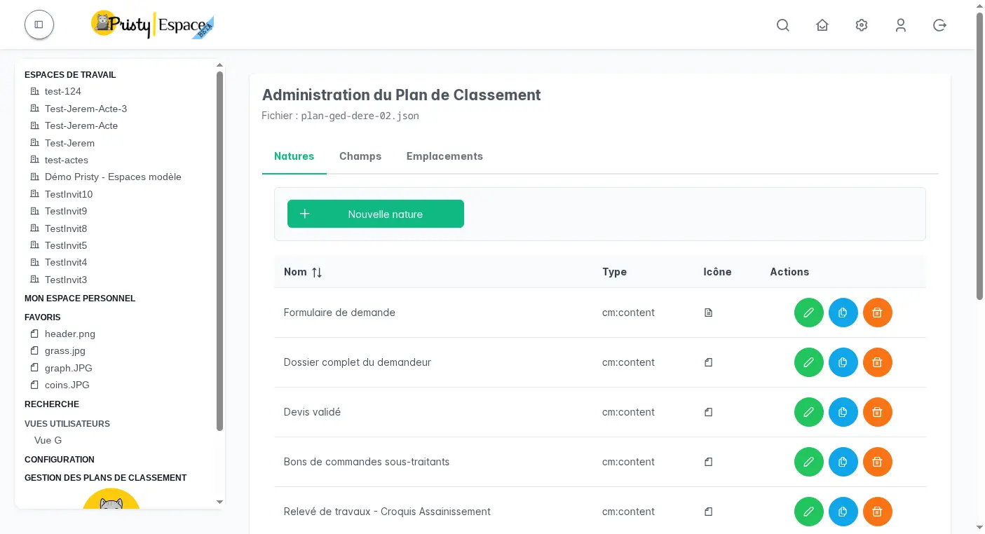Image de présentation : Plan de classement